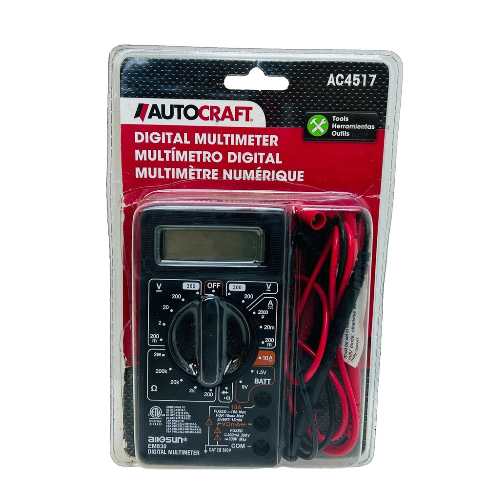 AutoCraft Digital Multimeter # AC4517