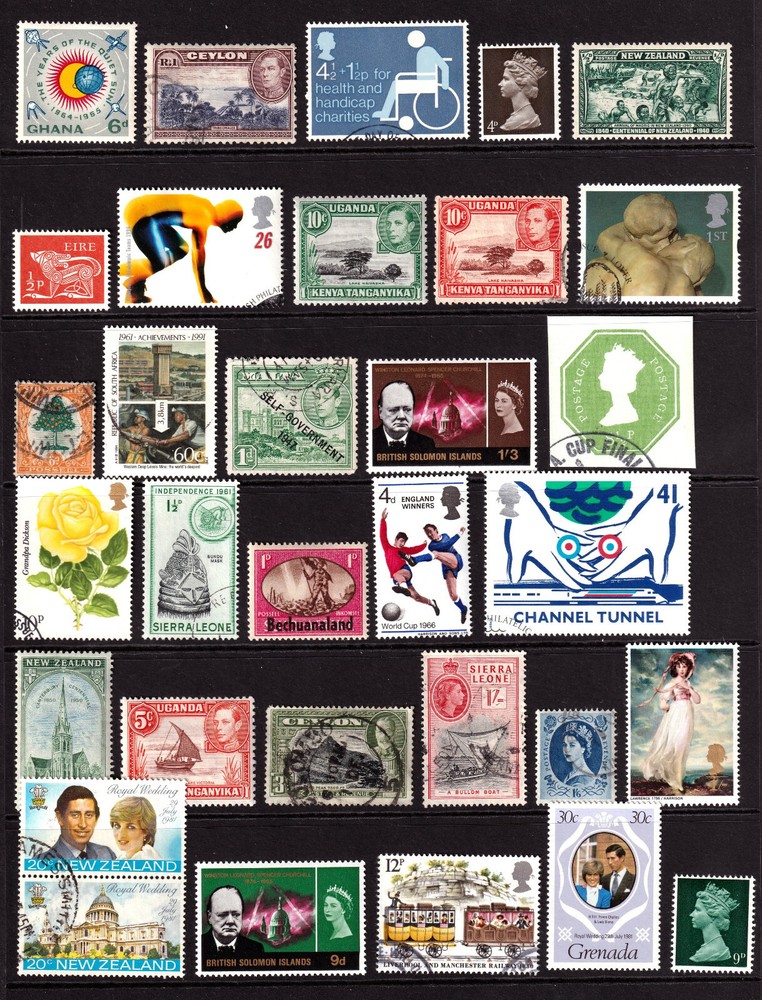 British Commonwealth mounted mint and used selection 4