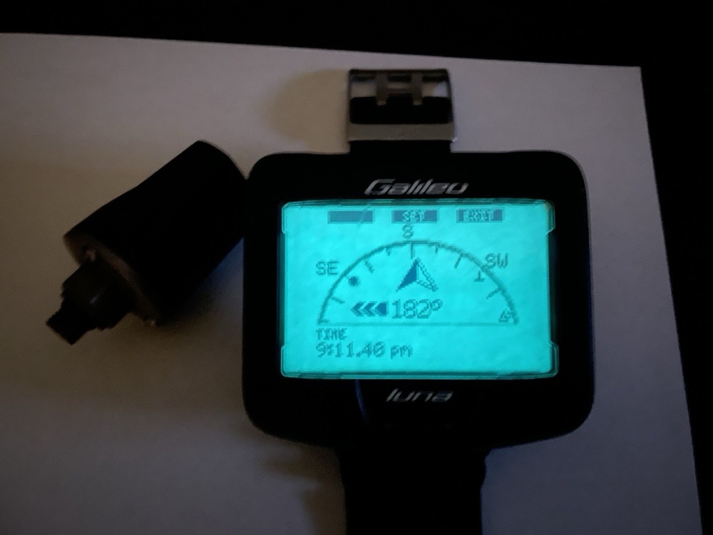 Scubapro Galileo Luna scuba dive computer with transmitter