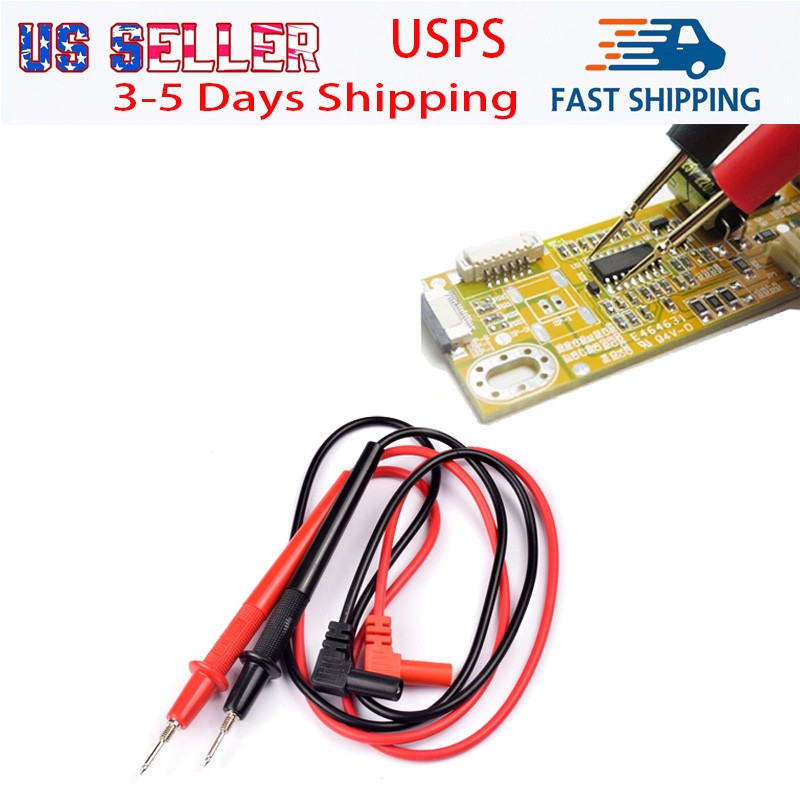 Universal Probe Wire Cable Test Leads For Digital Multimeter Meter High Quality