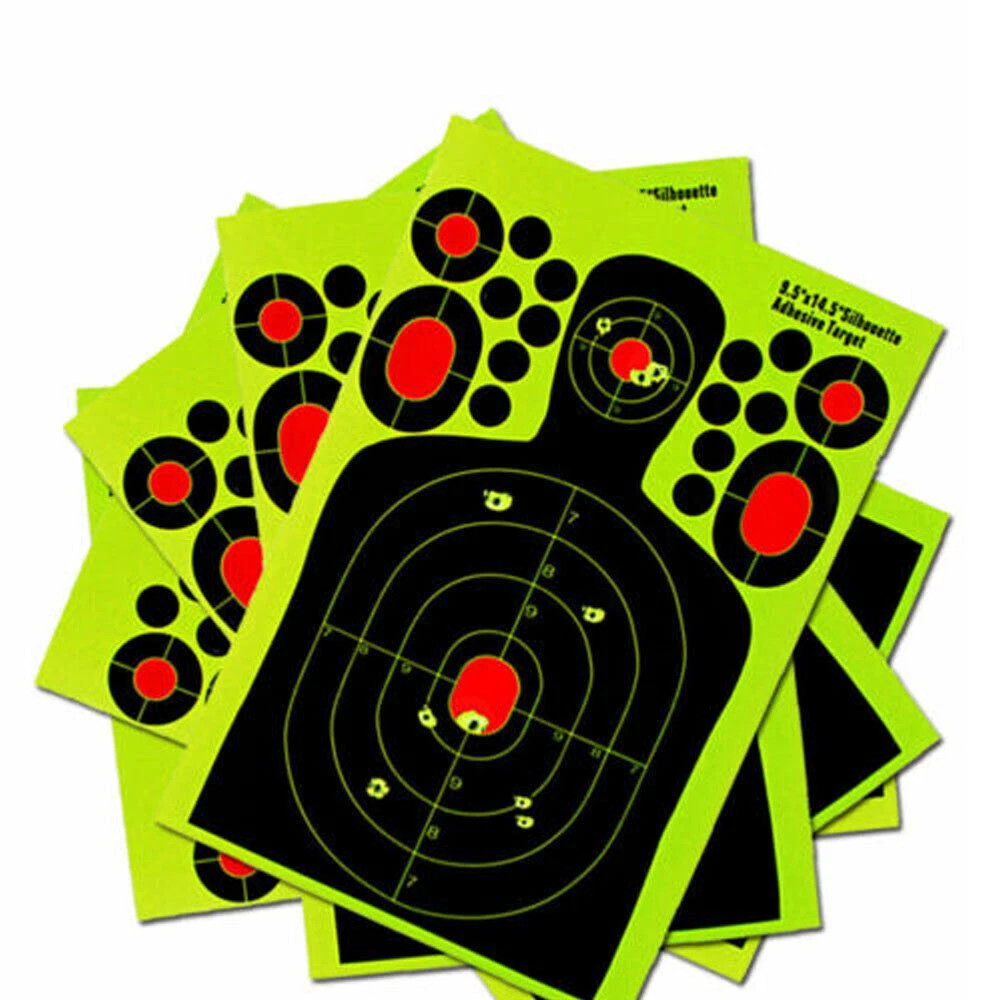 Reactive Splatter Shooting Targets Burst Instant Feedback Self-Adhesive Range