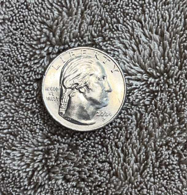 2024 P Zitkala-Sa Quarter, 'IN COD WE TRUST' Error and dd errors on reverse