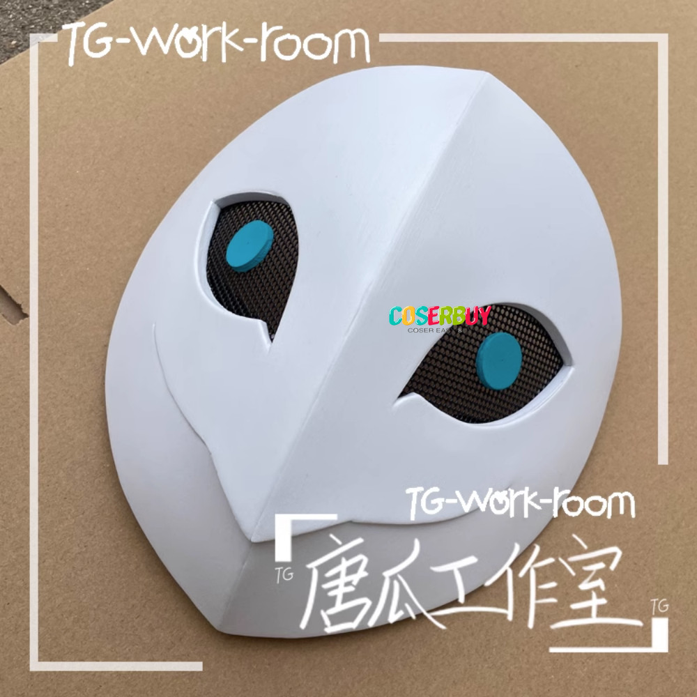 Game Identity Ⅴ Cosplay Ithaqua White Mask Helmet Adult Halloween Handmade Prop