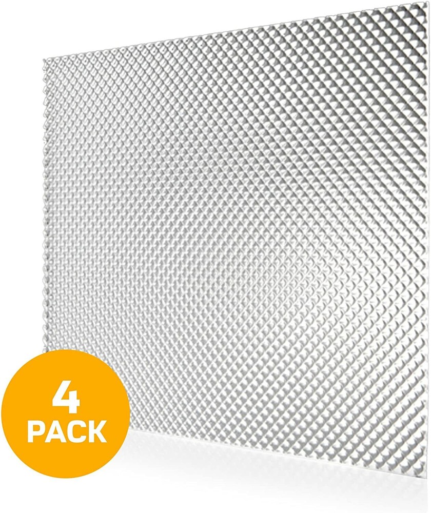 KastLite .125" Prismatic Lighting Panel Diffuser for Overhead Fixtures | 4 Pack