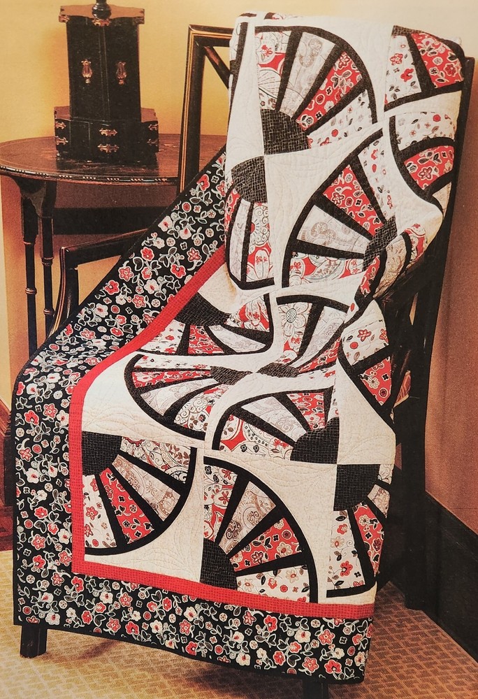 "Fan Dance" Quilt Pattern from 2012 Magazine Intermediate