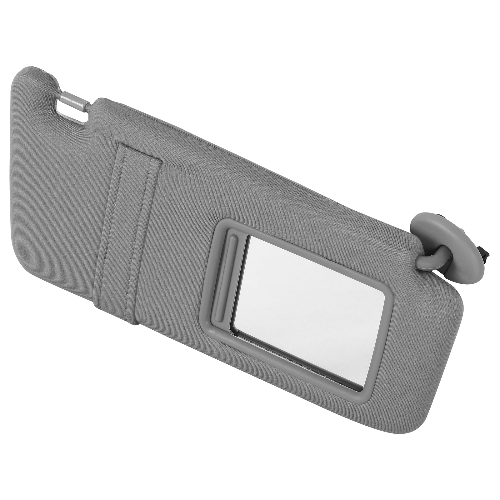 Passenger Side Sun Visor for 2007-2011 Toyota Camry Without Sunroof Light Gray