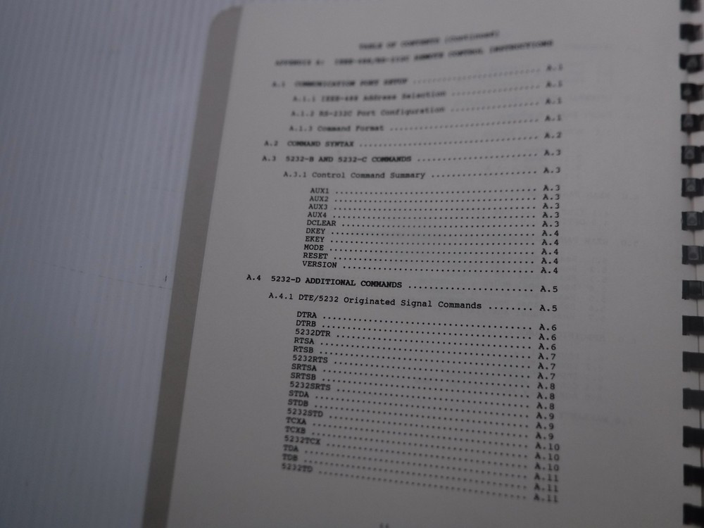 Processing Telecom Technologies PTT 5232 Digital Switch Operations Manual RS-232
