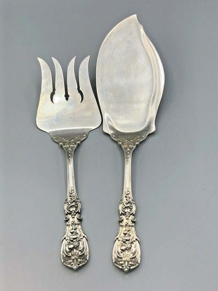 Francis I by Reed & Barton Sterling Silver solid Fish Serving Set 12"