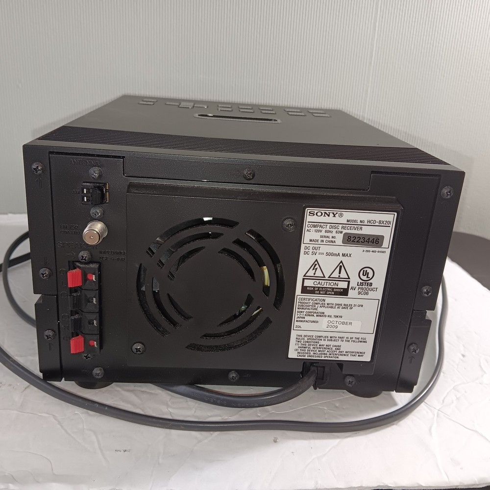 Sony HCD-BX20i Micro Hi-Fi Component System (CD, AM-FM, Ipod)