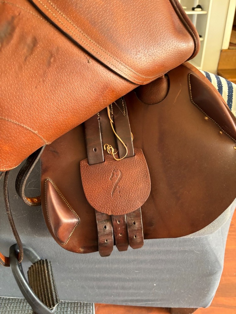 Lightly Used Antares Jumping Saddle 17"
