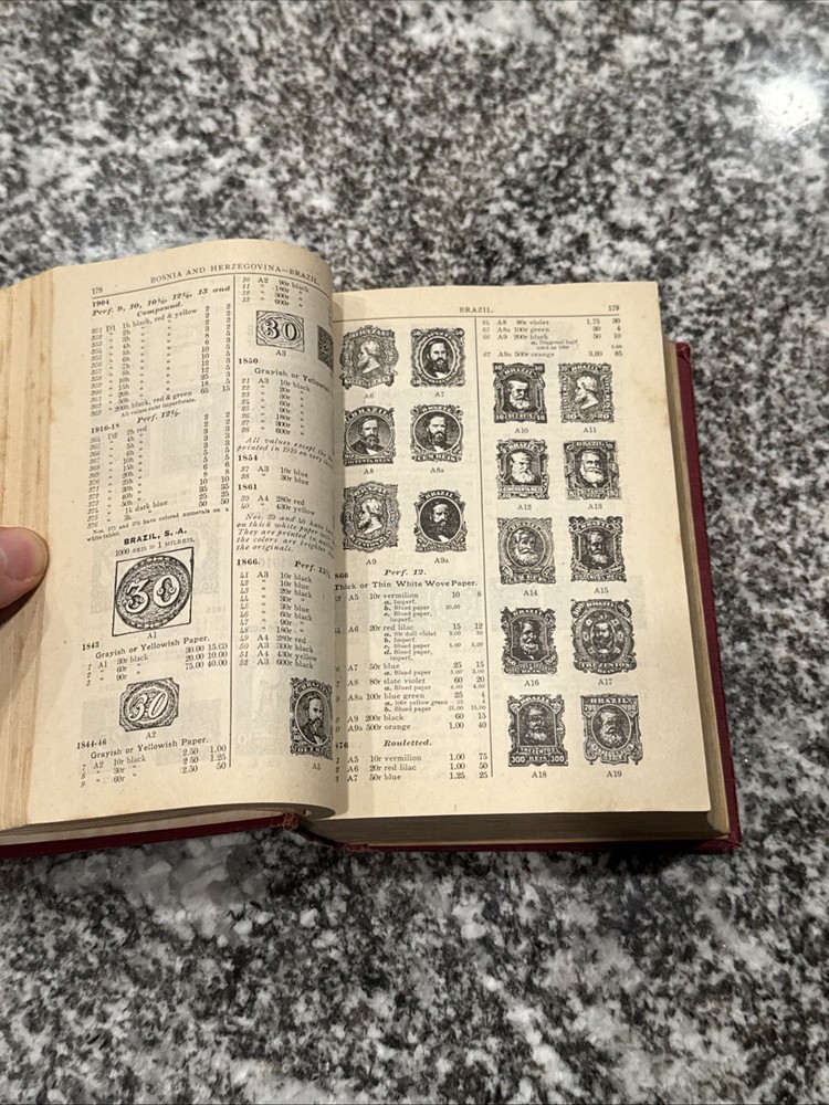 1923 Scott Stamp & Coin STANDARD POSTAGE STAMP CATALOGUE Good Condition