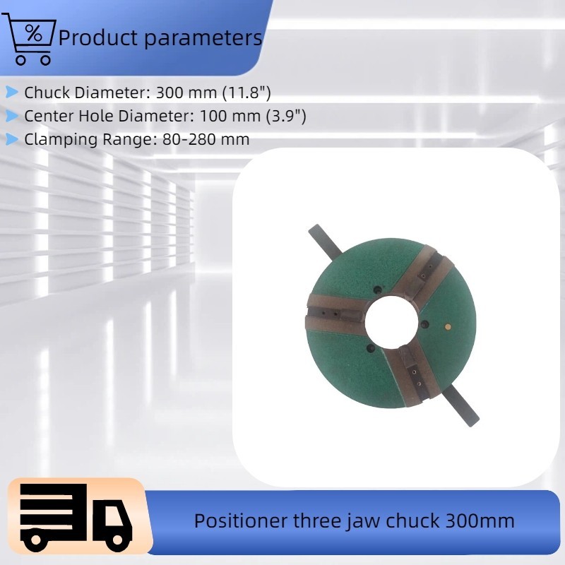 Three Jaws 12" Self-centering Welding Chuck Positioner Table 300 mm