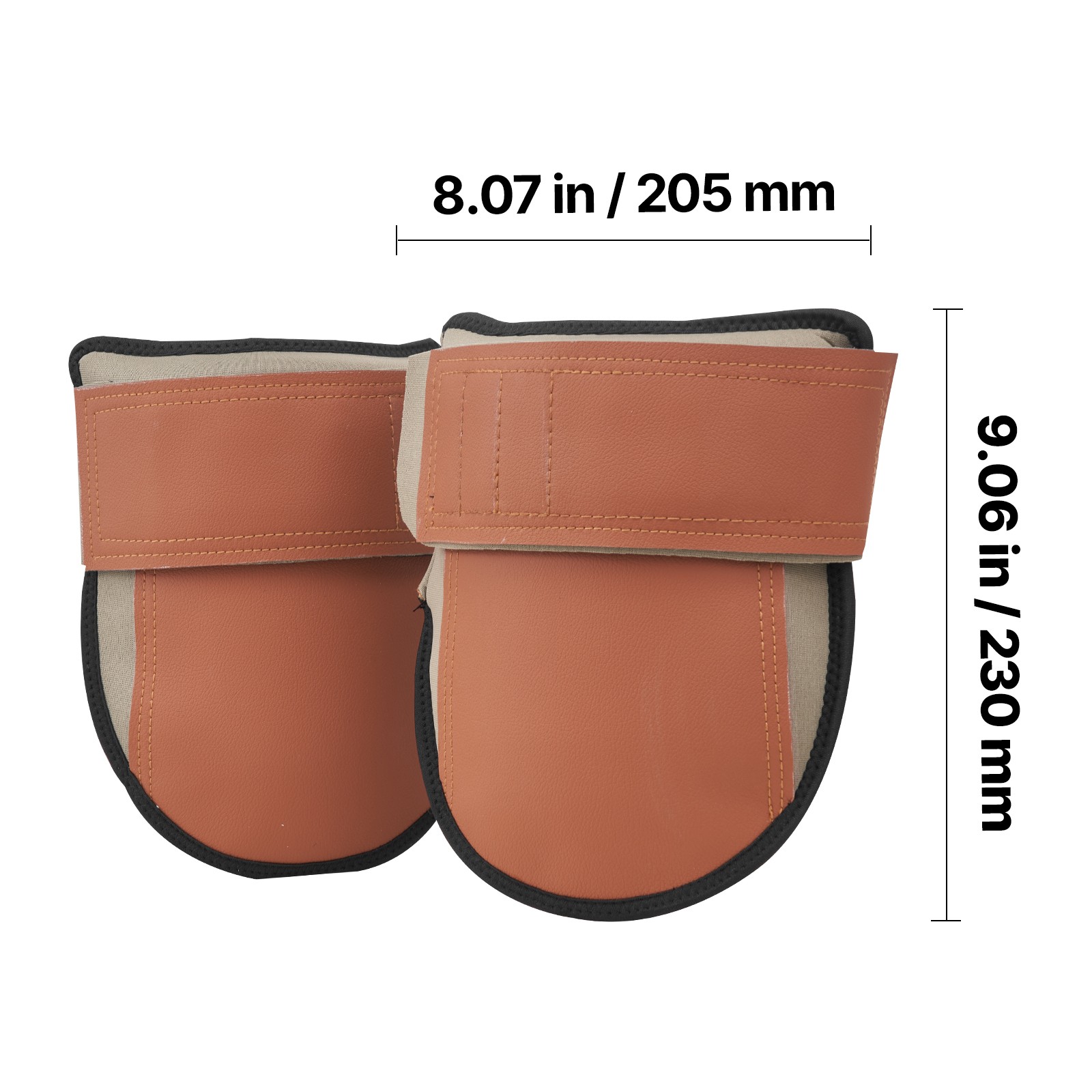 Knee Pads for Work Durable Leather Construction Pads Washable Extra Thick