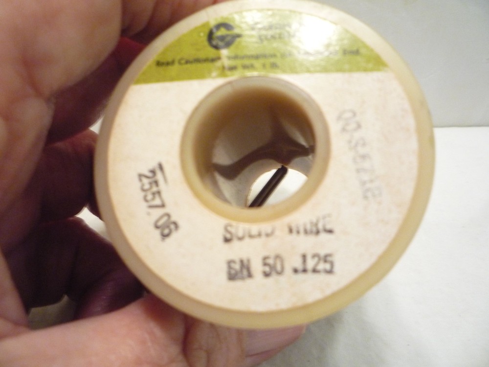 Gardiner 50% SN Solid Wire Solder 16 OZ, Solid 0.125
