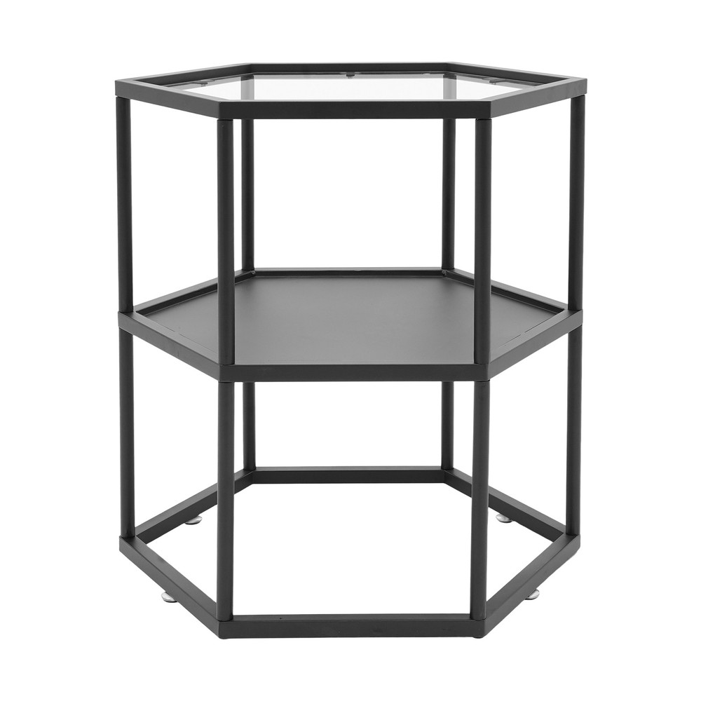 Tall End Table Sofa Side Table Multi-purpose Small Space Table for Living Room