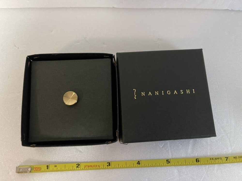 NANIGASHI Shutter Release Button BRASS ' Small '  S Size #014684