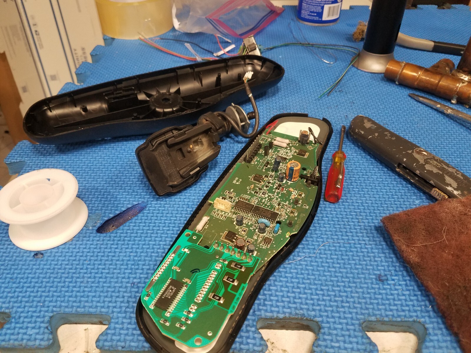 99-02 Silverado Sierra Tahoe Yukon SUBURBAN Rear View Mirror COMPASS TEMP SENSOR