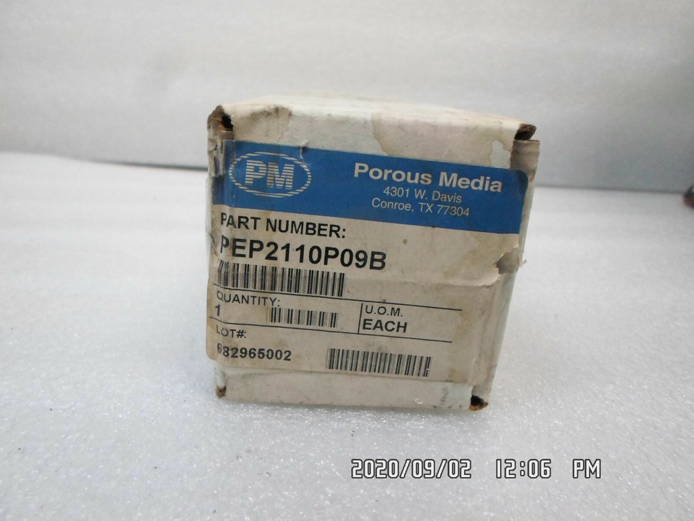 Porous Media filter PEP2110P09B - NEW, OPEN BOX