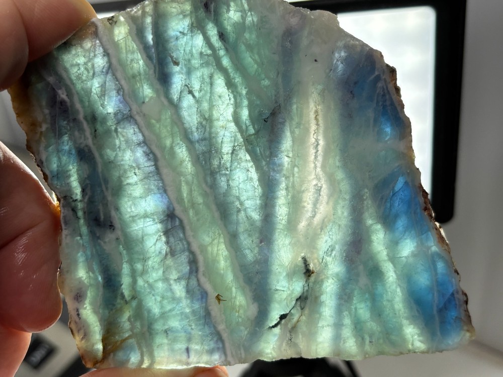 Fluorite slab Cabbing Lapidary Combo Ship Avail