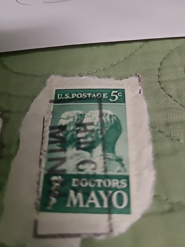 FOUR MAYO 5 CENT STAMPS (ENVELOPE 25)
