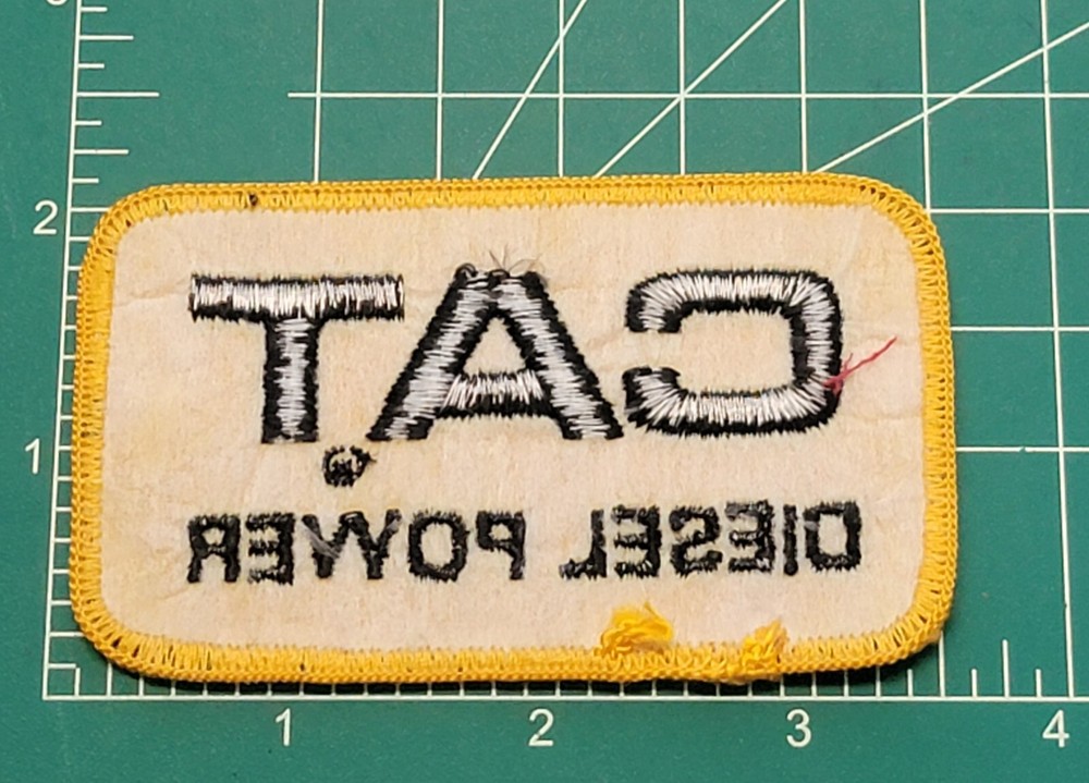VINTAGE CAT DIESEL PATCH