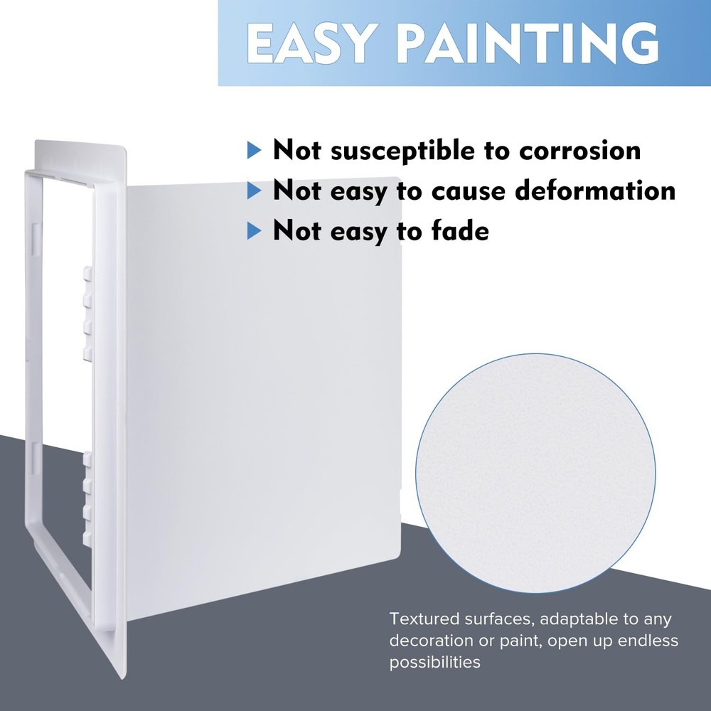 Donext Access Plumbing Panel for Drywall Ceiling, 14x14 in 2 PC Plastic Access D
