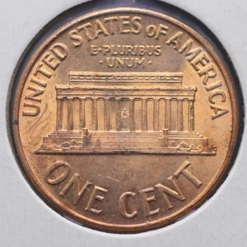 1960 Brilliant Uncirculated Lincoln cent.
