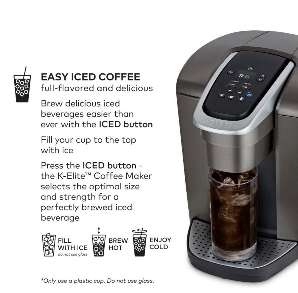 Keurig K-ELITE Single Serve K-cup Pod Coffee Machine