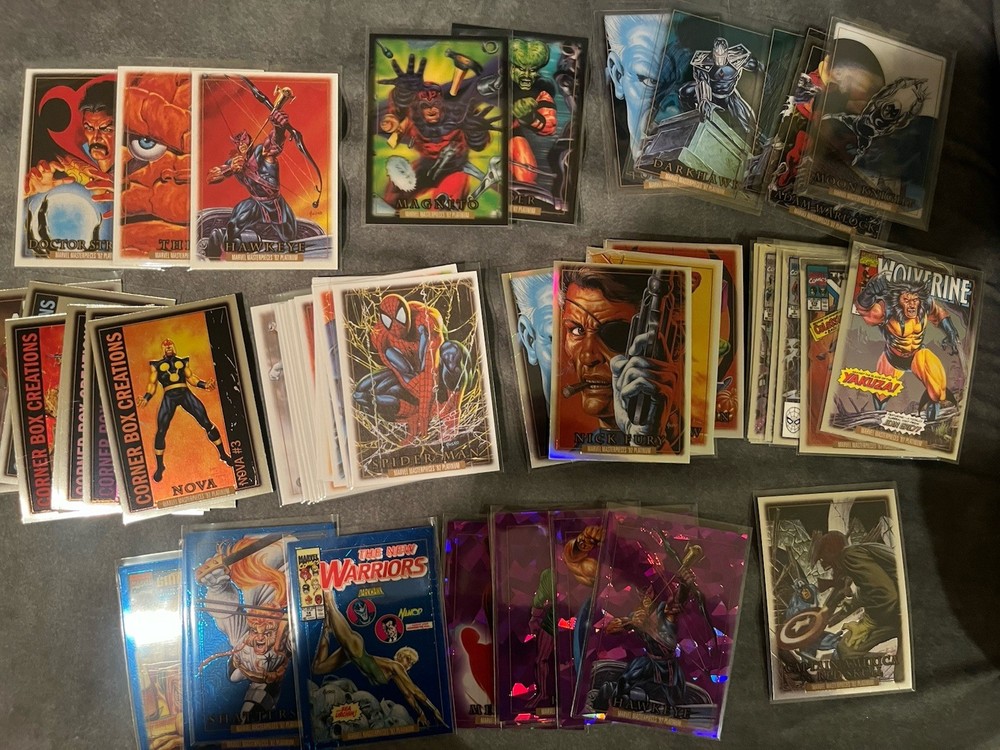 2024 UD Marvel Masterpieces '92 Platinum *YOU PICK* Base, Parallels & Inserts