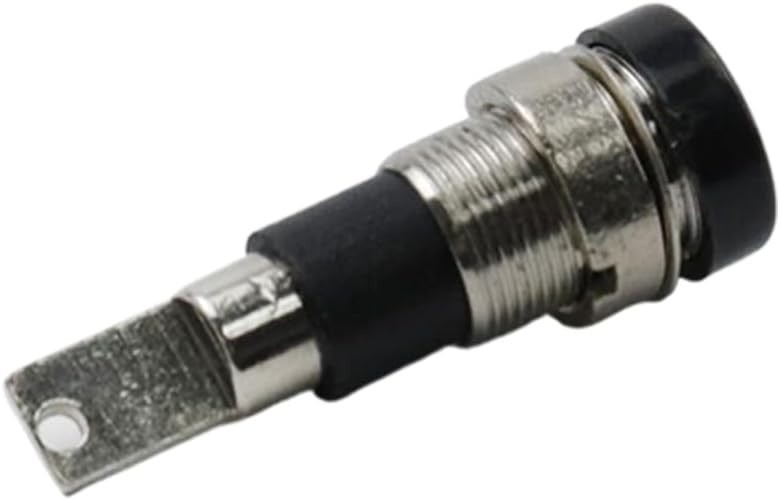 Versatile 4mm Banana Socket Plug Connectors - 10 Black Plastic Copper Terminals