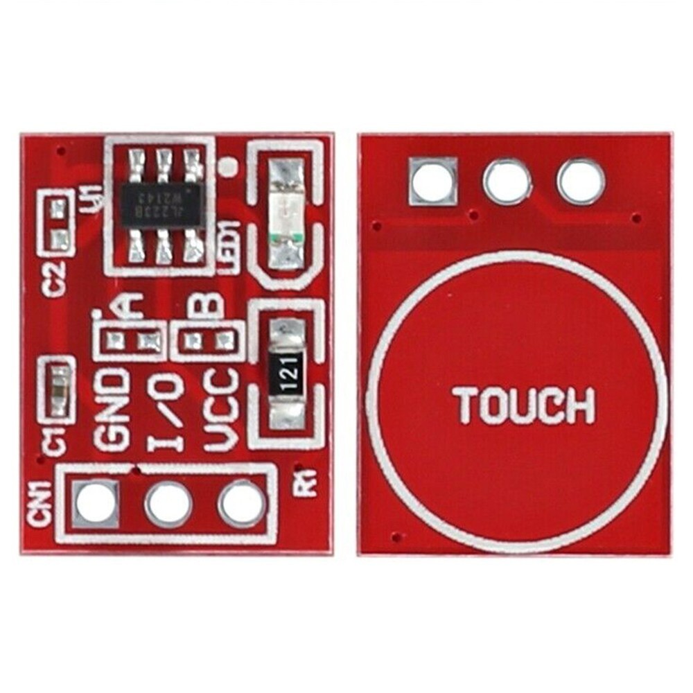 50pcs Ttp223 Touch Button Modular Self-Locking Micro Capacitive Single