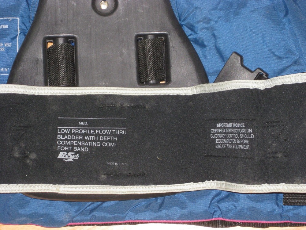 ProSub Buoyancy Compensator Scuba Divers Vest Size Medium