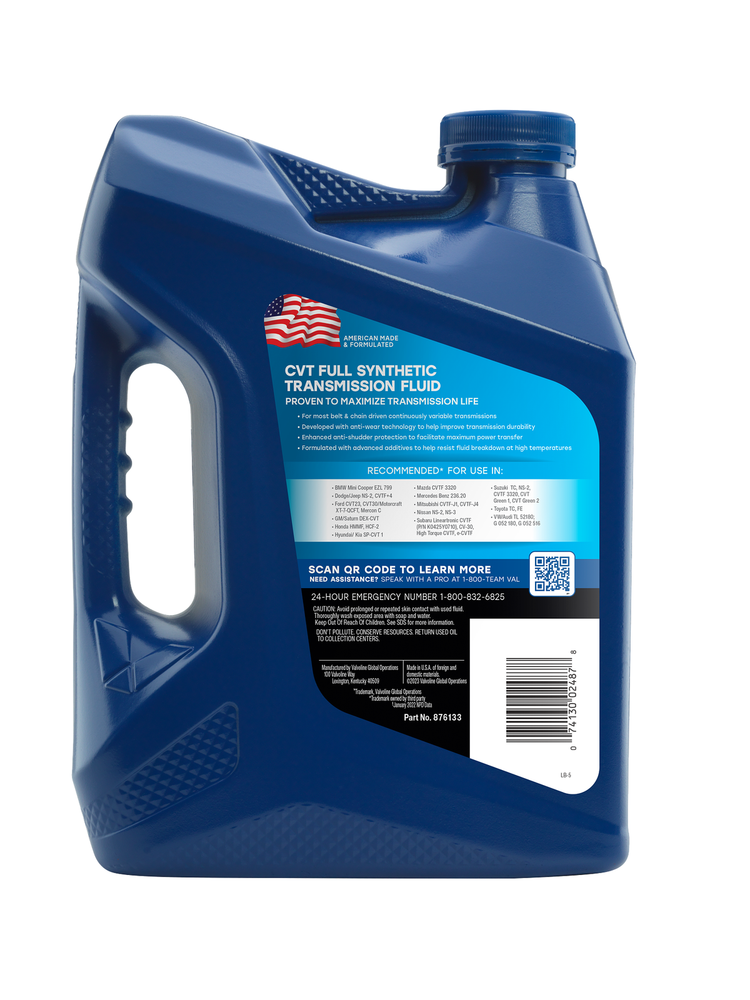 Valvoline CVT Full Synthetic Continuously Variable Transmission Fluid