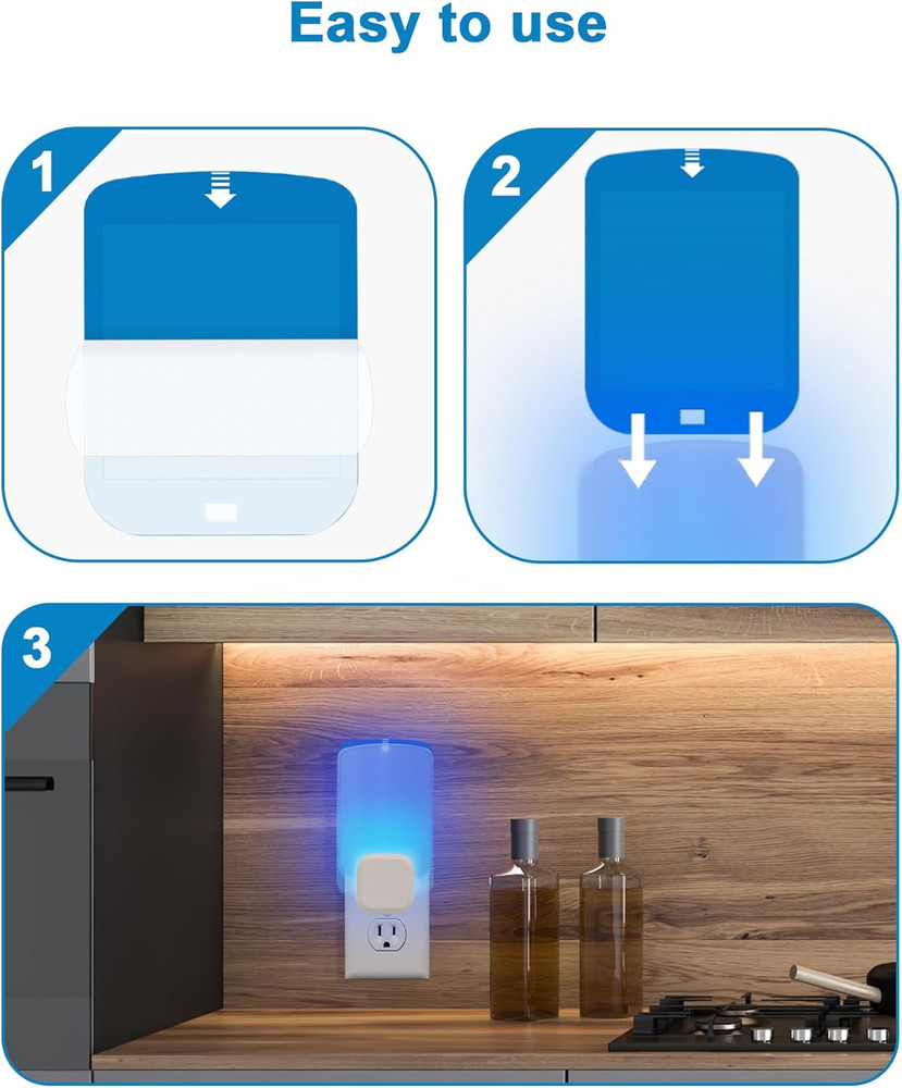 Shootingstar 10 Pcs Refill for STEM Blue Light Trap, Replacement Sticky Pads Com