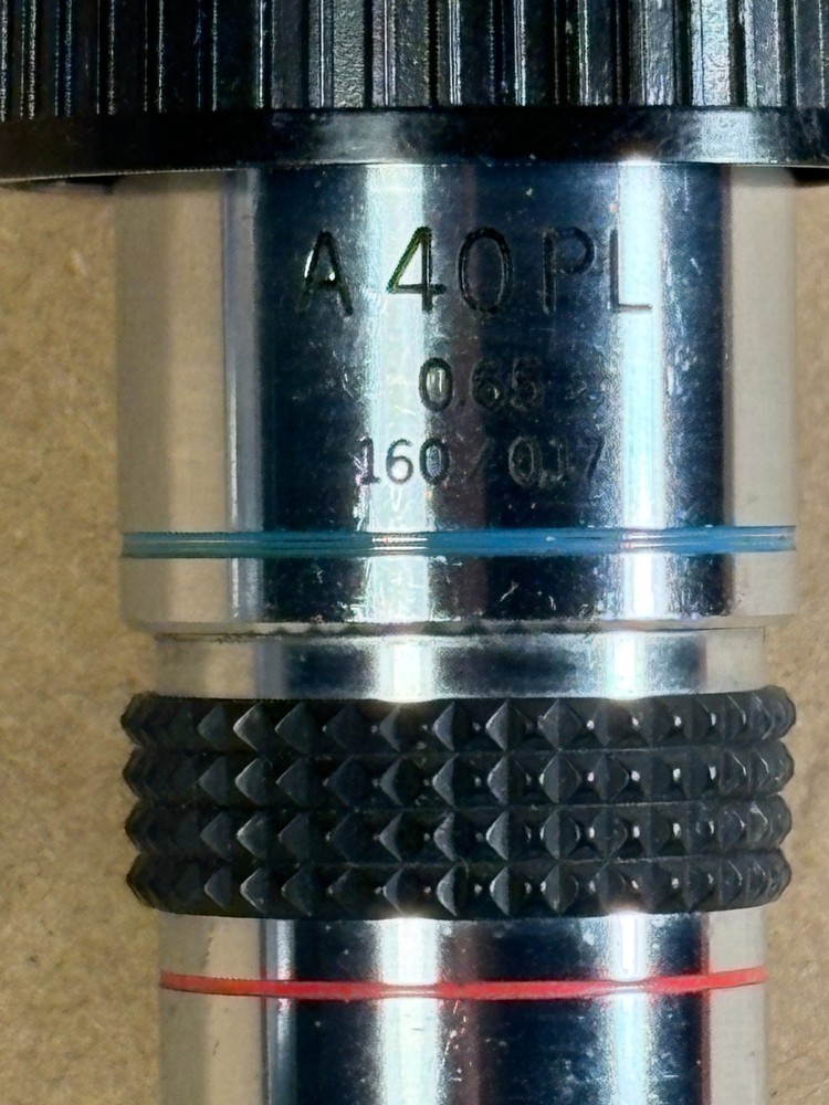 Olympus Microscope Objective A 40x PL 0.65 160/0.17