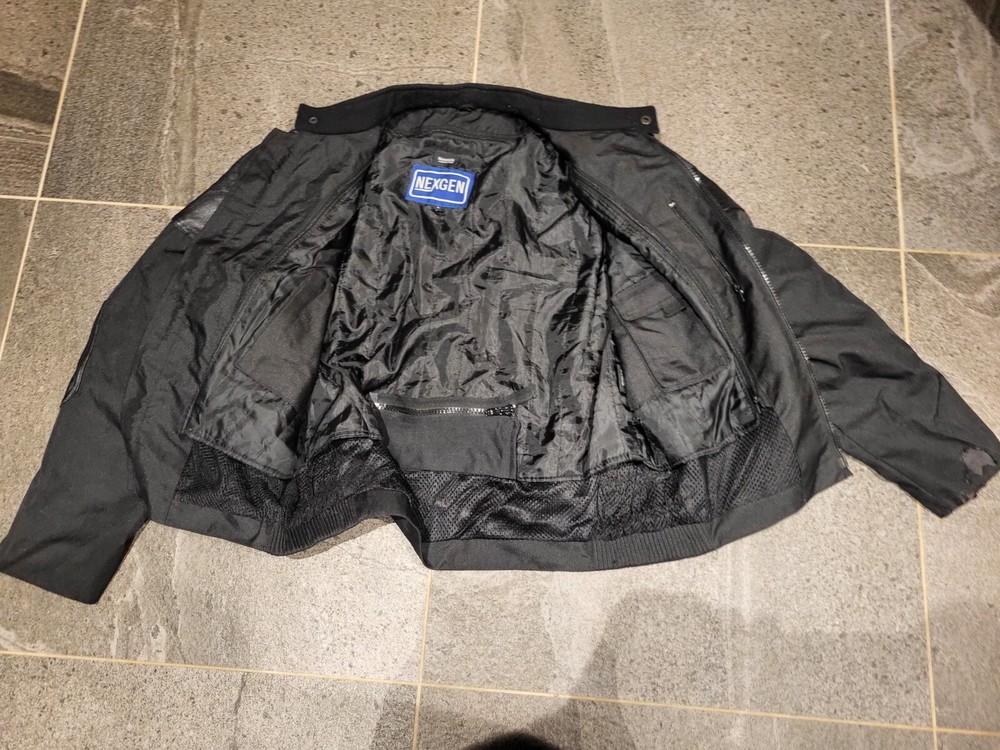 Nexgen textile motorcycle jacket Size L