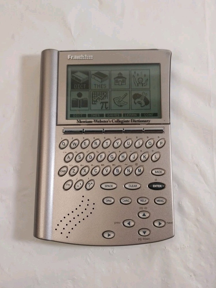 Franklin Merriam-Webster's Collegiate Dictionary Model SCD-1870 Working