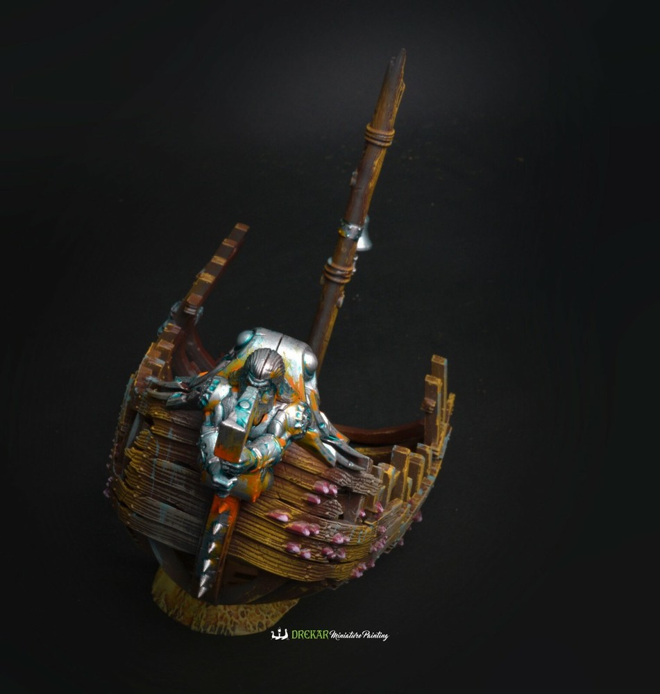 Etheric Vortex: Gloomtide Shipwreck Idoneth Deepkin ** COMMISSION ** painting