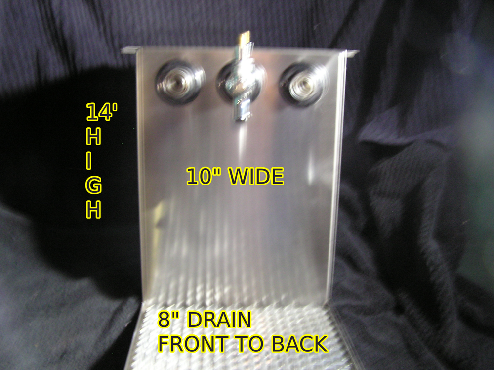 Draft beer dispensing tower