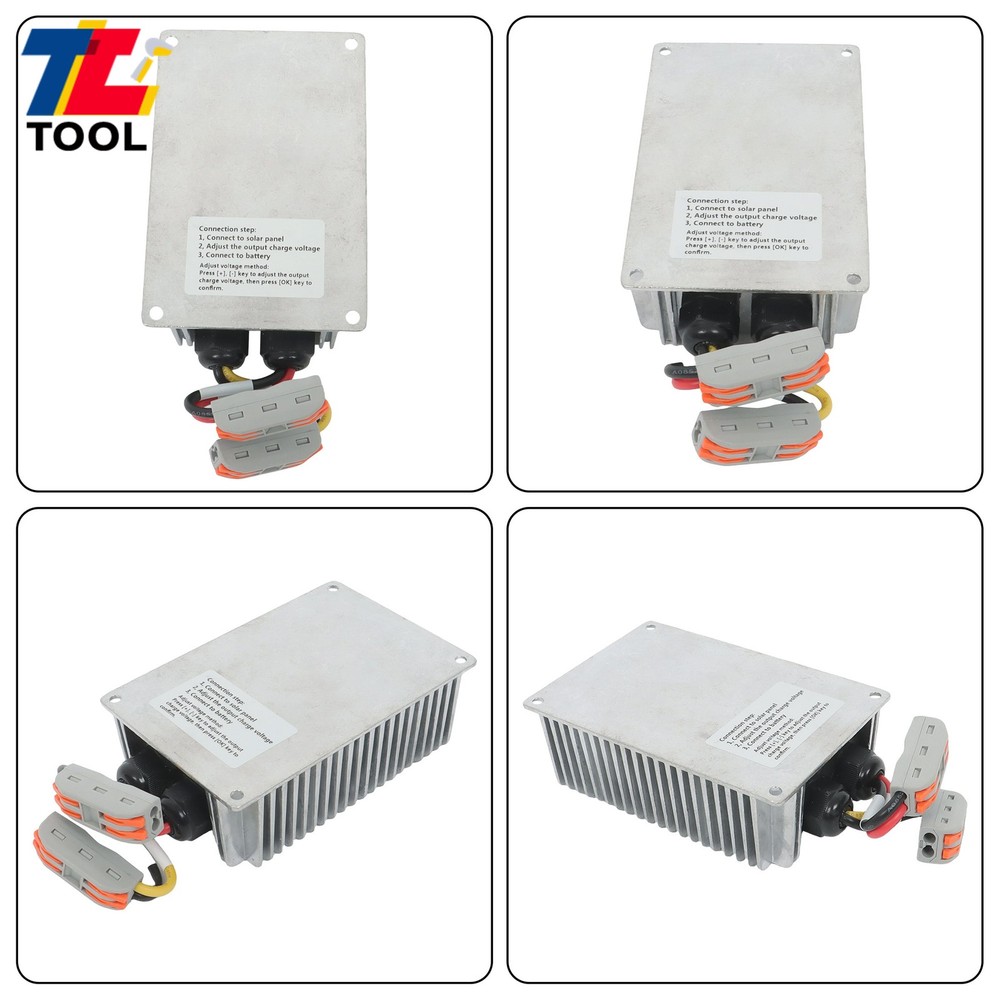 400W MPPT Solar Charge Controller 24-85V Boost Waterproof LED Adjustable