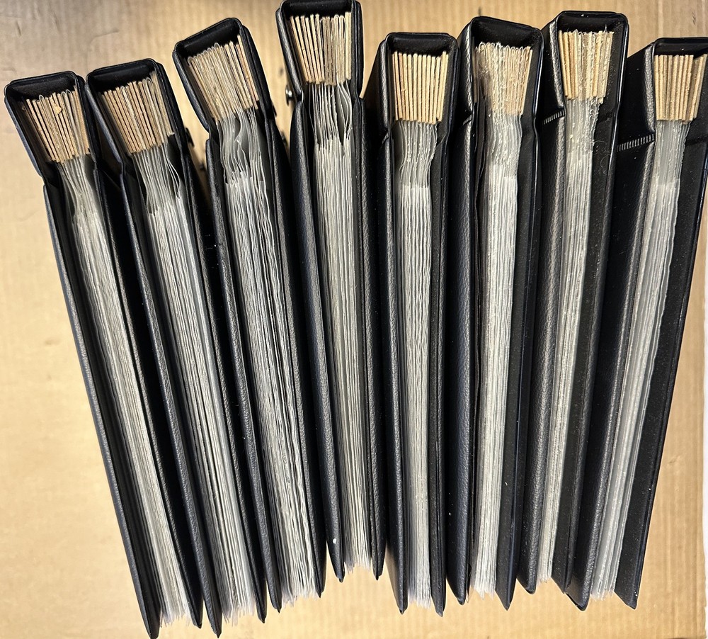 SHOWGARD FDC ALBUM HOLDS 80 ENVELOPES EACH SET OF 8 "THIN LINE" HOLDS 640 TOTAL