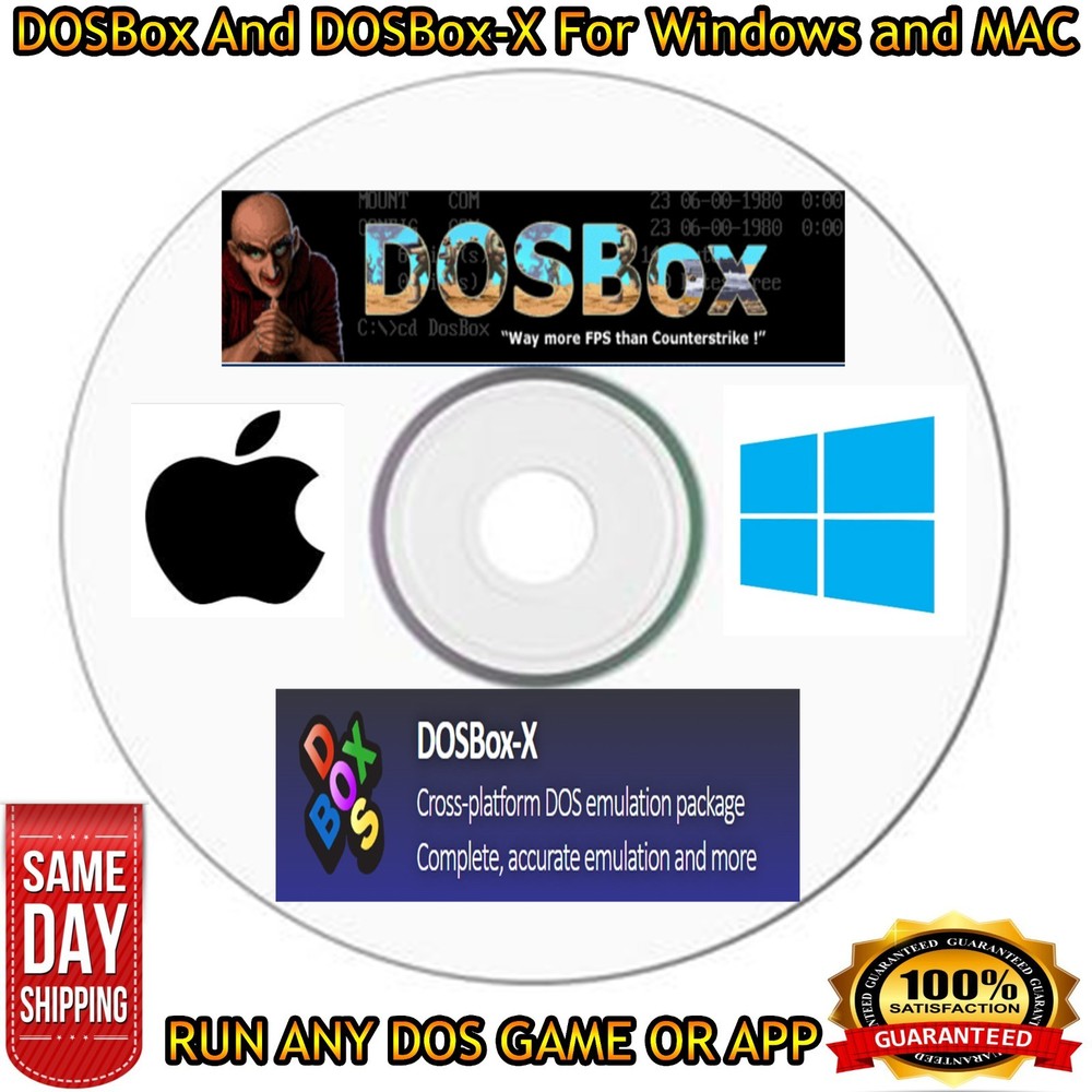 DOX Box & DOX Box X DVD – Run Classic DOS Games on Windows, Mac & Linux