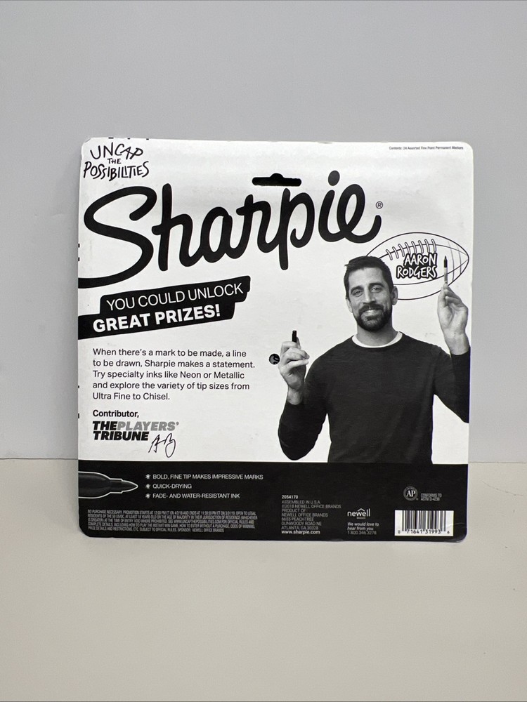 Sharpie "Electro Pop" Permanent Markers Fine Point Assorted 24-Pack 2054170