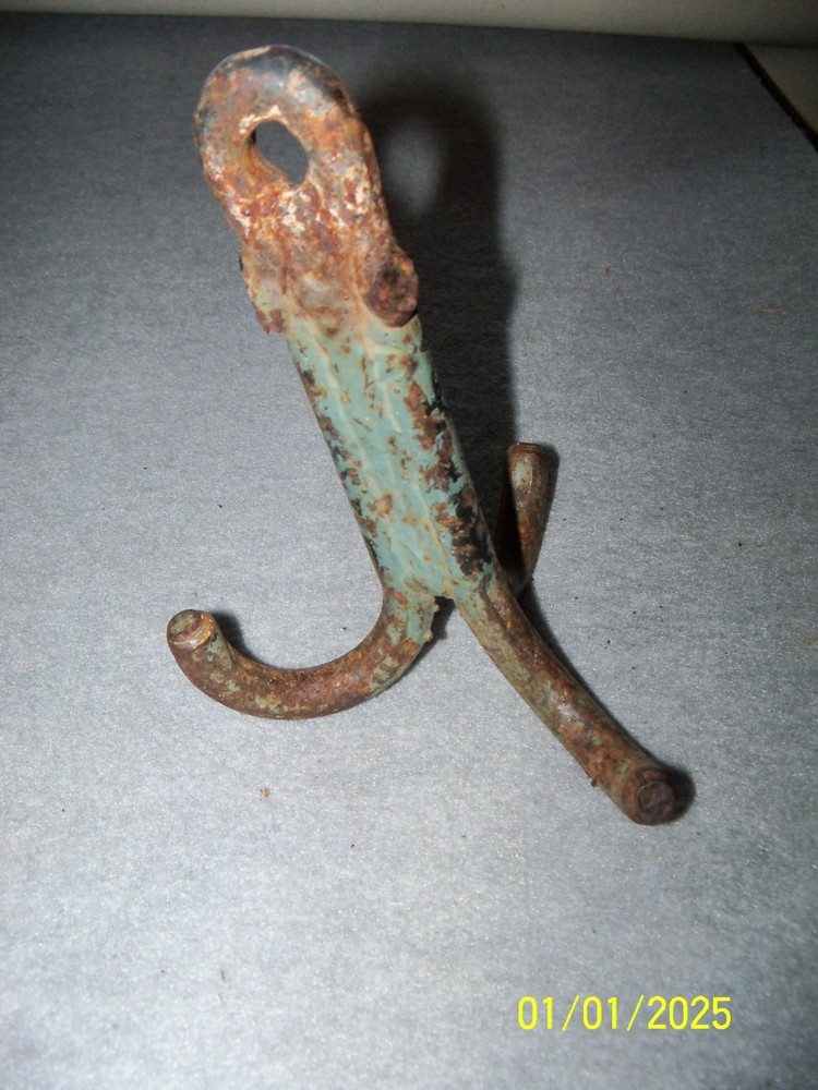 Homemade Three (3) Jaw Grapple Hook,