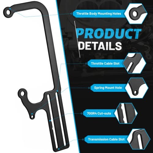 304147 EZ-EFI Cable Mount Kit Adjustable Carburetor Throttle Cable Bracket
