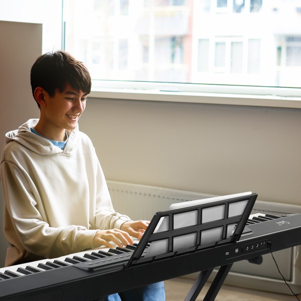 GPP-105 Digital Piano 88Key Full Size Standard Keyboards Dual-tube X-Shape Stand