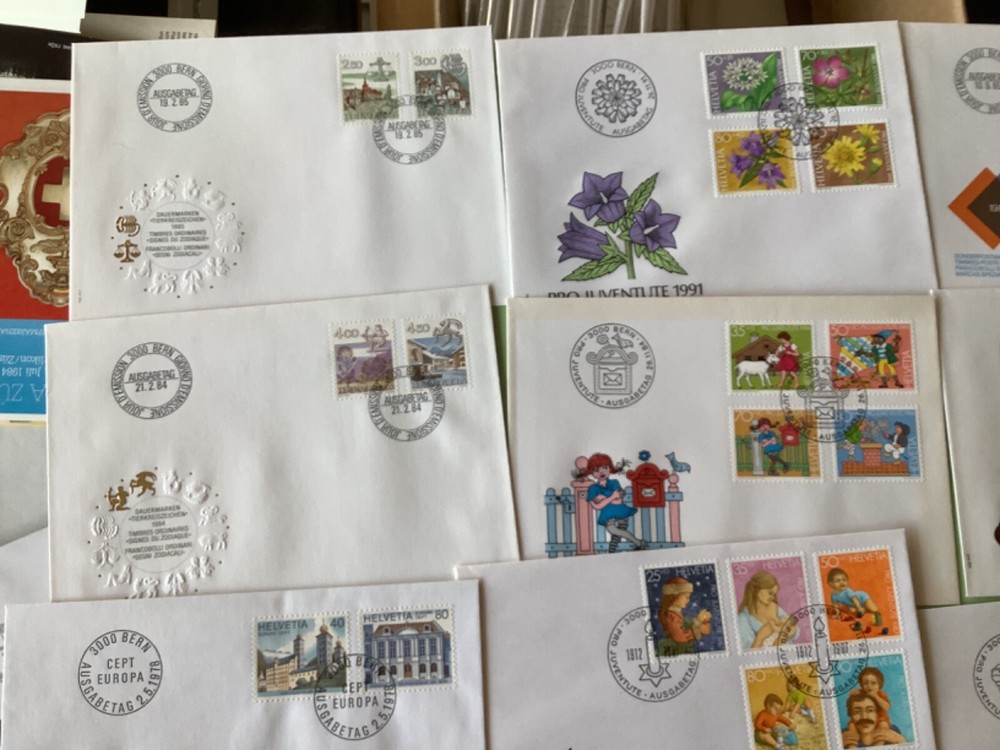 Switzerland postal covers 16 items Ref A2183
