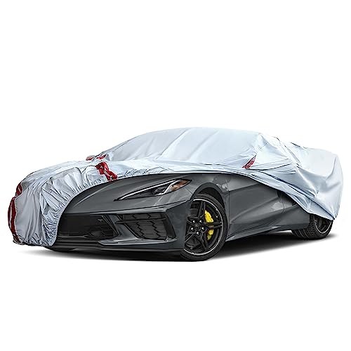 Waterproof Car Covers Replace for 2020–2025 Corvette C8, 6 Layers Corvete C8