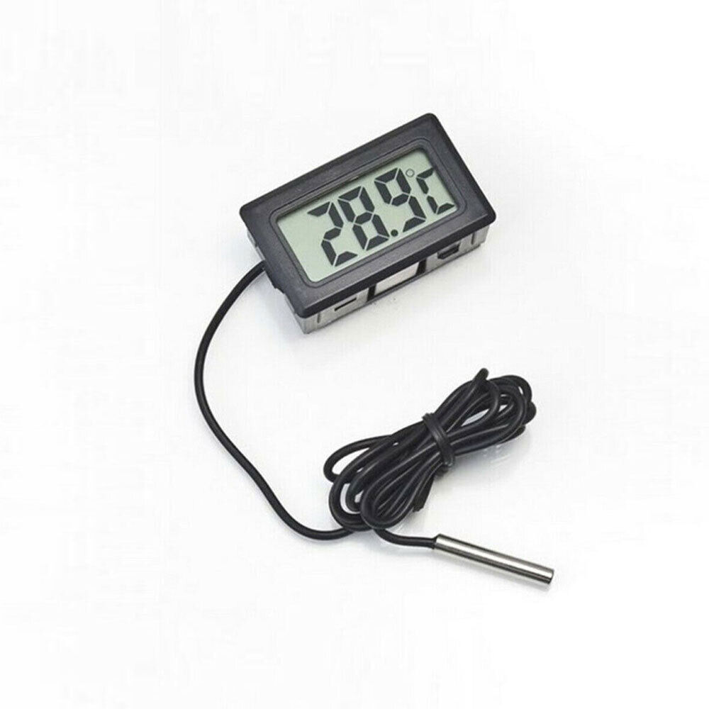 Mini LCD Car Digital Thermometer Hygrometer Temperature Sensor Meter Gauge