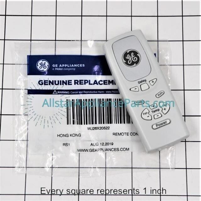 GE Air Conditioner Remote Control WJ26X20522